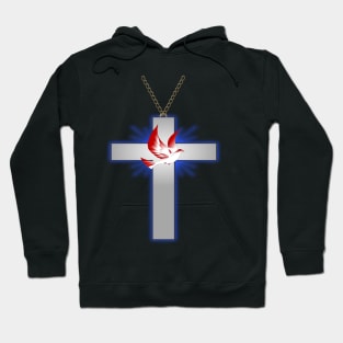 CHRISTIAN CROSS With DOVE Hoodie